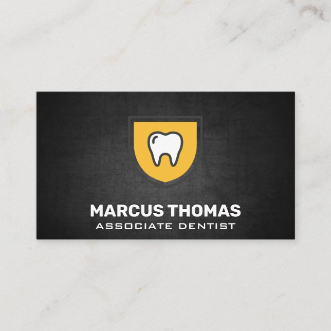 Dentist | Tooth Icon Appointment Card (Front)