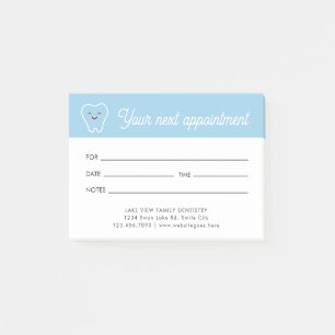 Dentist Tooth Logo Dental Hygienist Appointment Post-it Notes