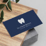 Dentist Tooth Logo Navy Blue Dental Appointment