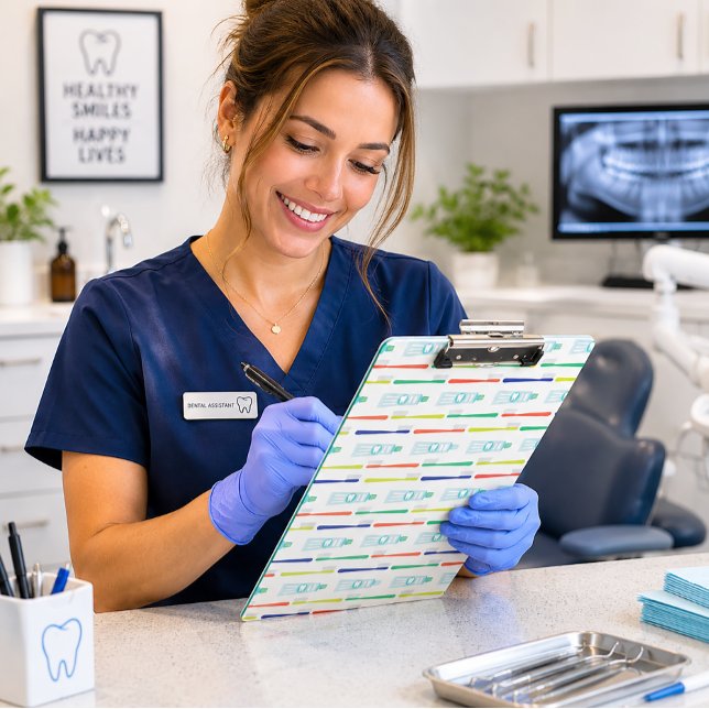 Dentist Toothbrush Toothpaste Clipboard (Creator Uploaded)