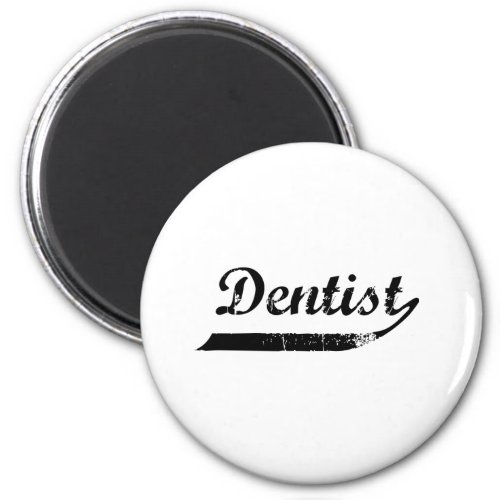 Dentist Typography Magnet