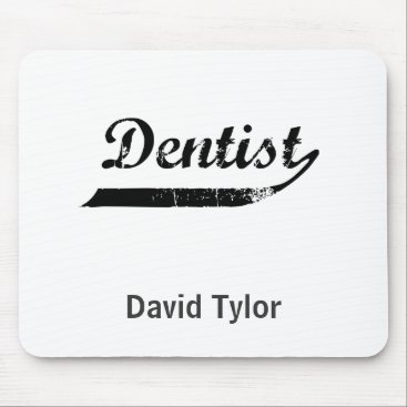 Dentist Typography Mouse Pad