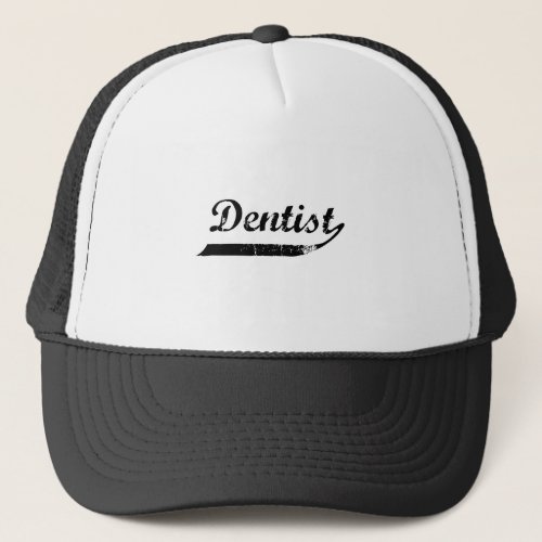 Dentist Typography Trucker Hat