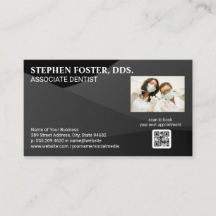 Dentist Workers Dentistry QR Code Business Card
