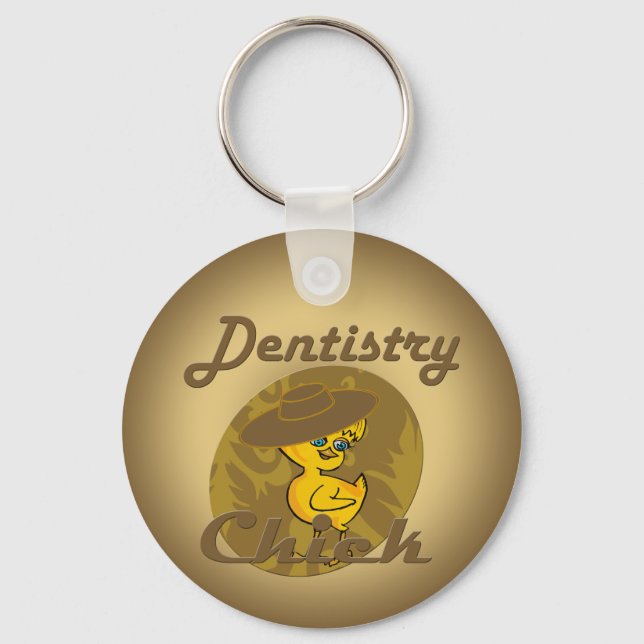Dentistry chick #6 keychain (Front)
