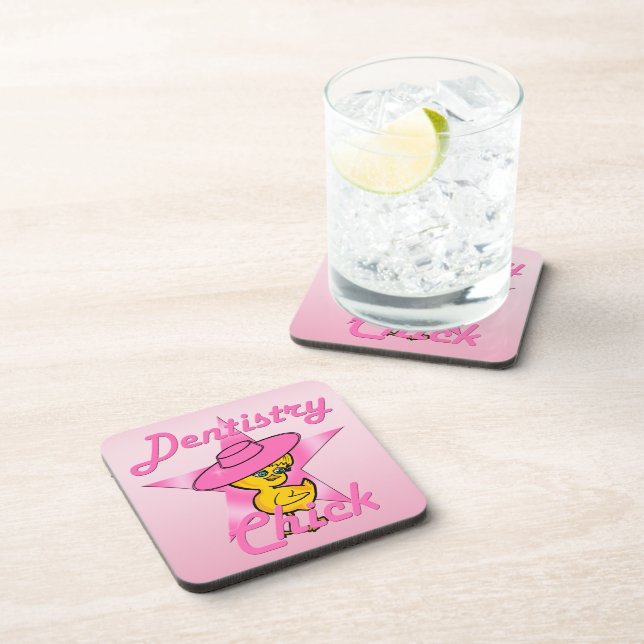 Dentistry Chick #8 Coaster (Right Side)