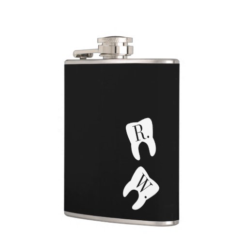 Dentistry Custom Initialed Teeth Flask