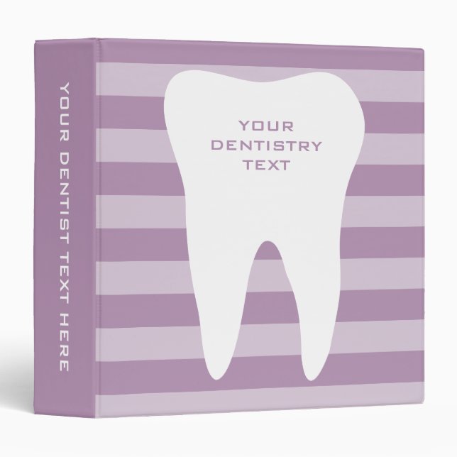 Dentistry office supplies binder for dentists (Front/Spine)