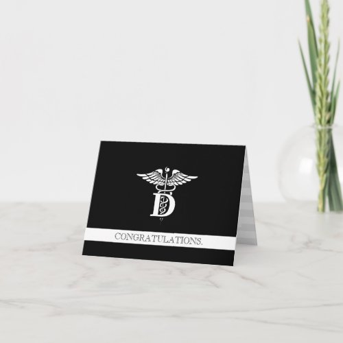 Dentistry Professional Custom Congratulations Card