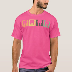 Dentistry Retro Tooth Dental Medicine Dentist Gift T-Shirt