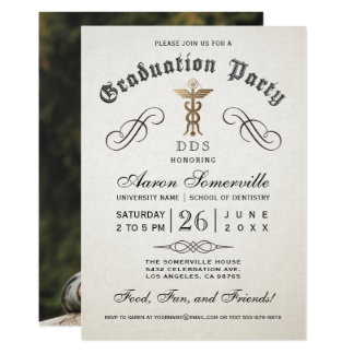 Dental School Graduation Invitations 2