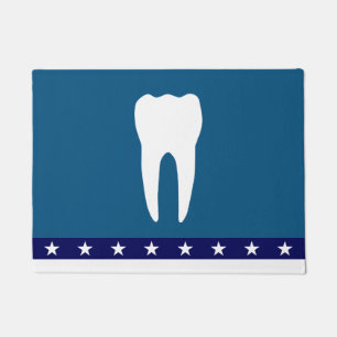 Dentistry Star Striped Doormat