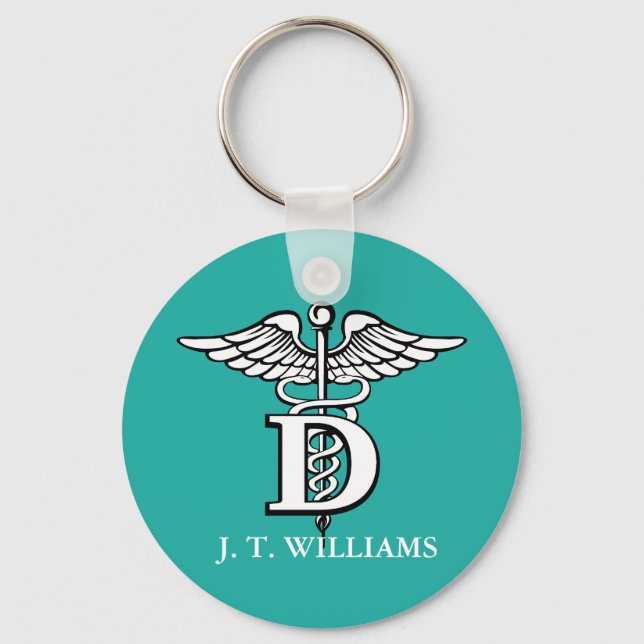Dentistry Symbol Keychain (Front)
