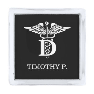 Dentistry Symbol Silver Finish Lapel Pin