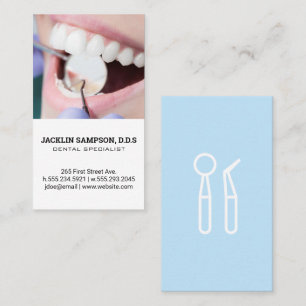 Dentistry Teeth Examination Business Card