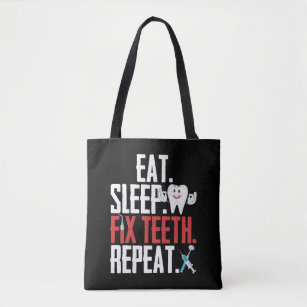 Dentistry Tooth Dentist Humor Dental Assistant Tote Bag