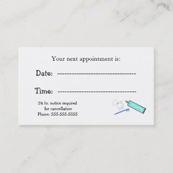 Dentists Appointment Reminders by seashell2 at Zazzle