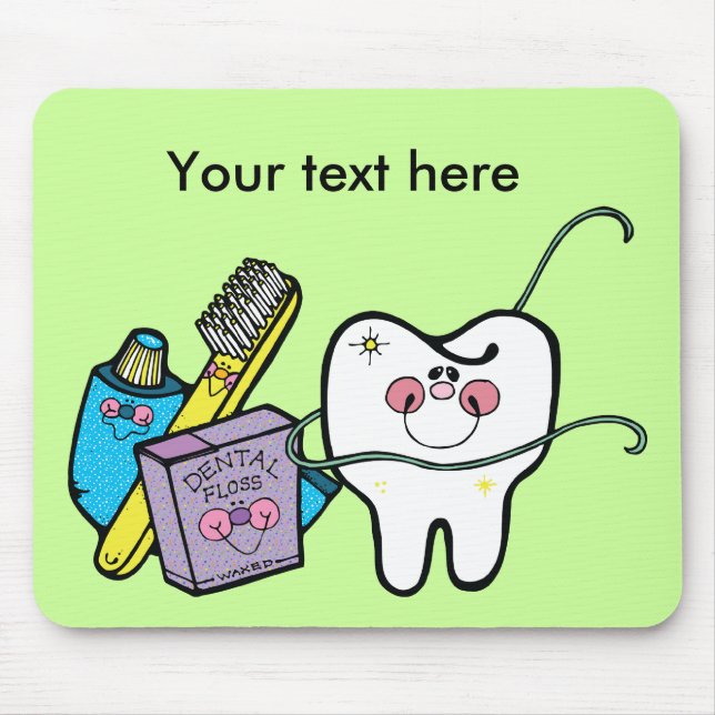 Dentist's Day March 6 Mouse Pad (Front)