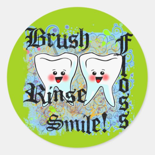 Dentists Dental Professionals Classic Round Sticker