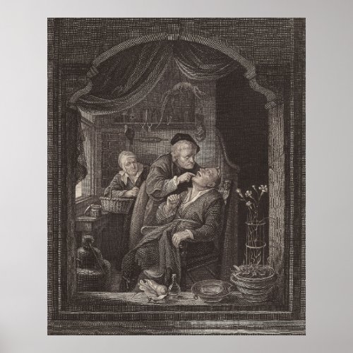 Dentists Examination Baroque Era Gerrit Dou Poster