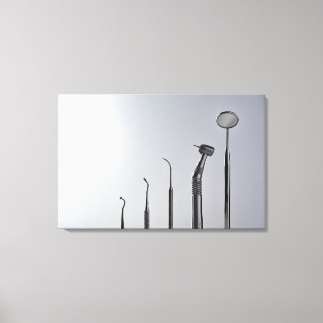 Dentist's instruments canvas print (Front)