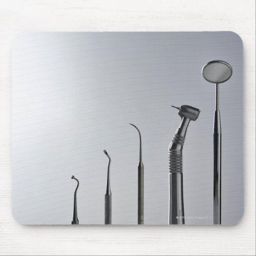 Dentists instruments mouse pad