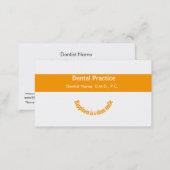 Dentists Modern Text Design Dental  Appointment (Front/Back)
