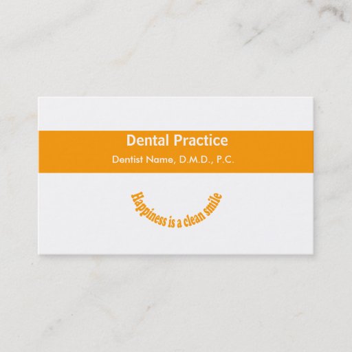 Customizable Dentists Modern Text Design Appointment Card Business Cards