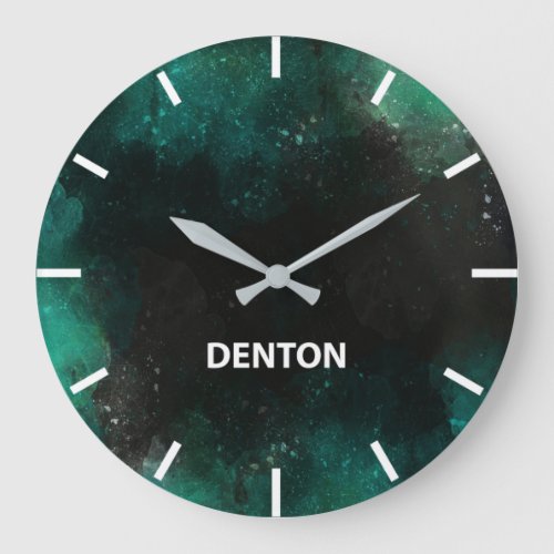 Denton Time Zone Newsroom Wall Large Clock