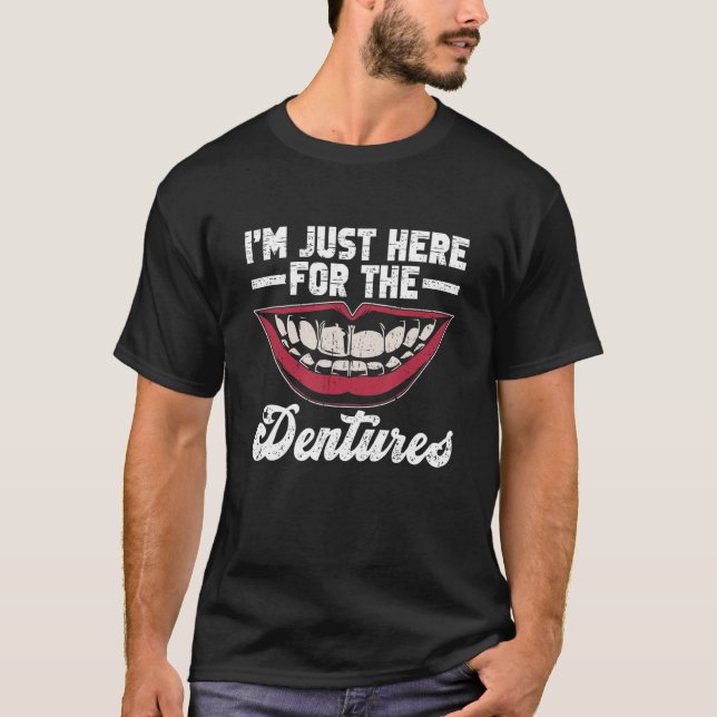 Denture Technician In Dental Clinic T-Shirt (Front)