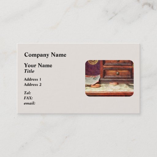 Customizable Dentures Business Card Template