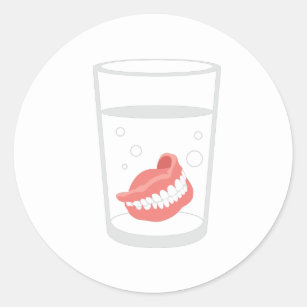 dentures in cup clipart for kids