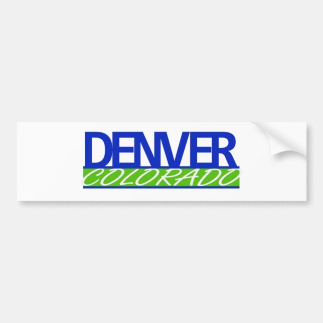 Denve Colorado Bumper Sticker (Front)
