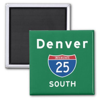 Denver 25 Magnet by TurnRight at Zazzle