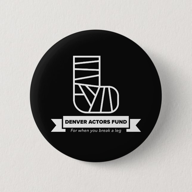 Denver Actors Fund Gifts Button (Front)