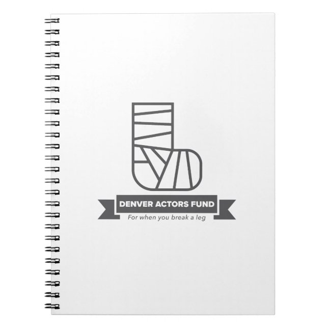 Denver Actors Fund Gifts Notebook (Front)