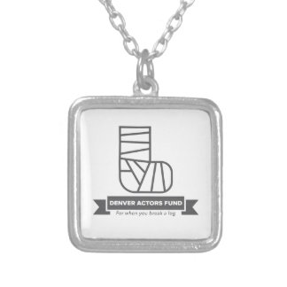 Denver Actors Fund Gifts Silver Plated Necklace