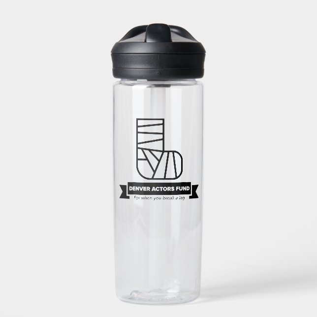Denver Actors Fund Water Bottle (Front)