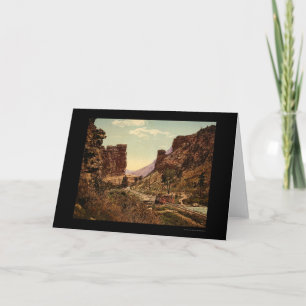 Denver and Rio Grande Railroad Track in Utah 1900 Card