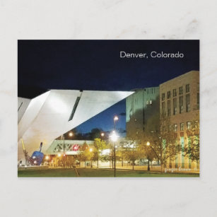 Denver Art Museum, New And Old Postcard