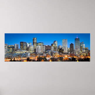 Denver At Twilight Poster