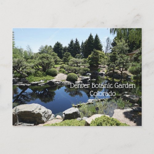 Denver Botanic Garden Postcard