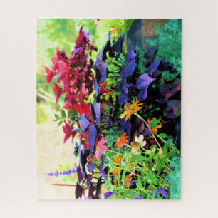 Denver Botanical Flower Garden Riot of Colors CO   Jigsaw Puzzle