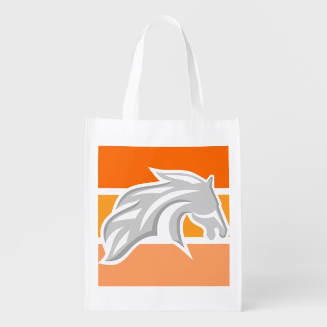 Denver | Bronco | eusable Grocery Bags (Front)