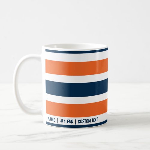 Denver Broncos Minimalist Color Bars Coffee Mug