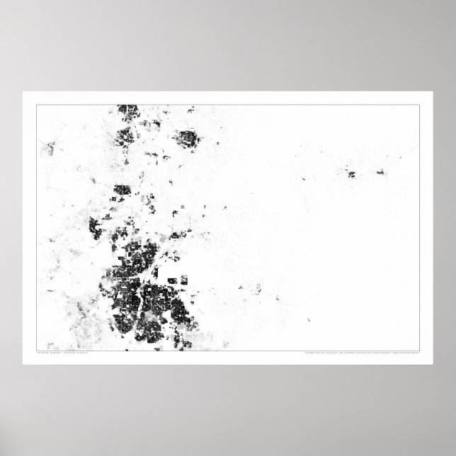 Denver Census Dotmap Poster (Front)