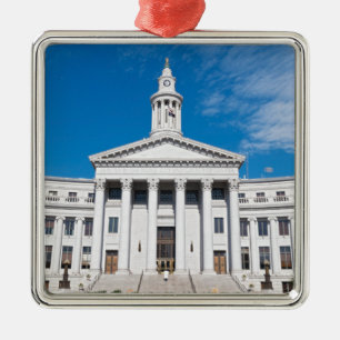 Denver City and County Building Entrance Metal Ornament