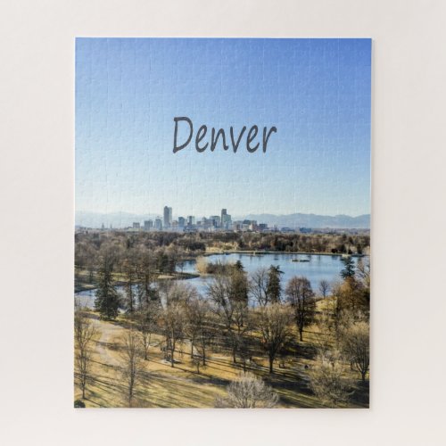 Denver City and Mountains Colorado Jigsaw Puzzle