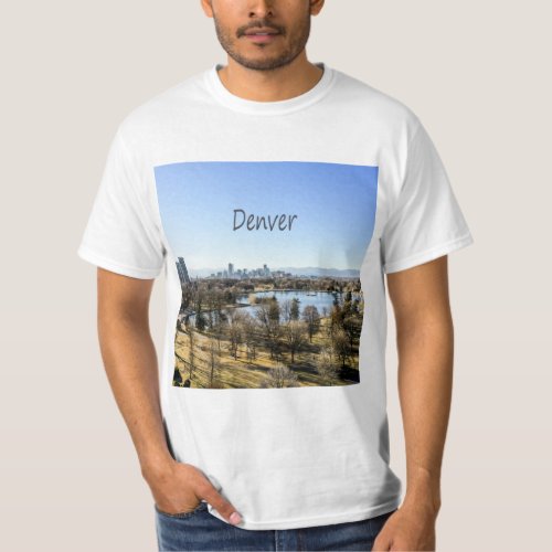 Denver City and Mountains Colorado T_Shirt