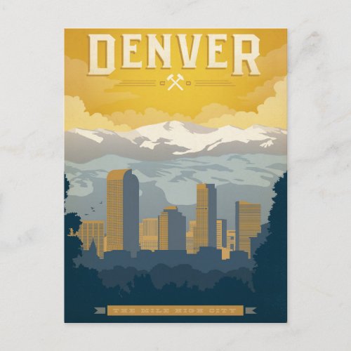 Denver CO Postcard